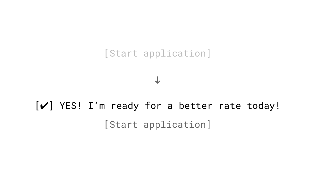 Commitment and consistency example: Commitment checkbox