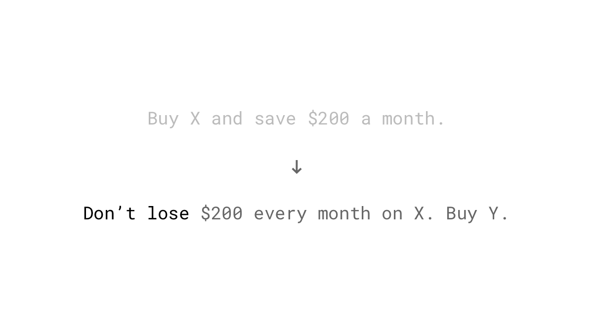Loss Aversion Example: