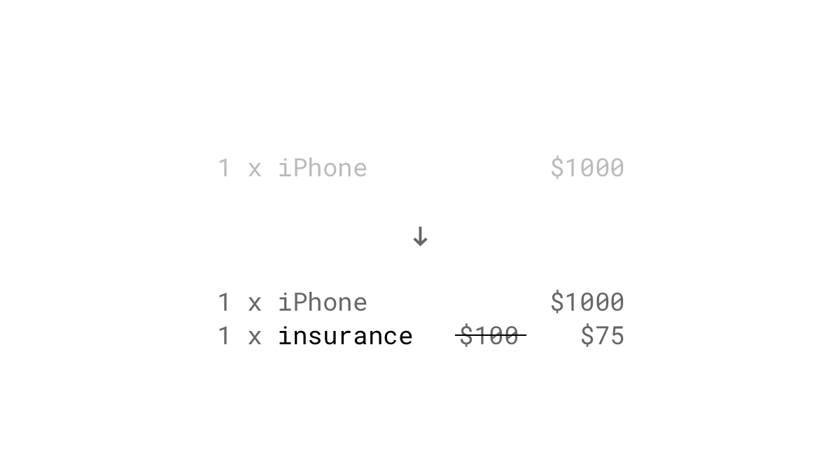 Loss Aversion Example: Pre-filling the shopping cart