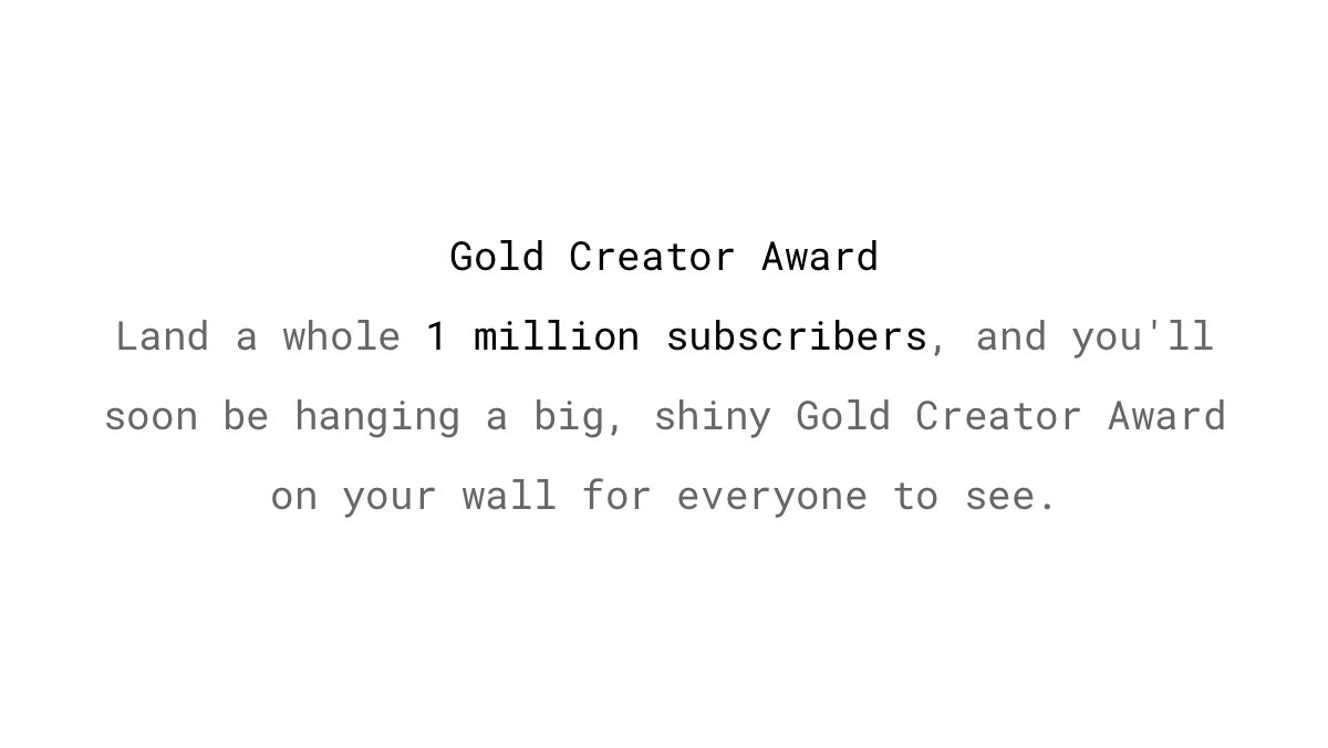 Rewards Example: Physical prizes