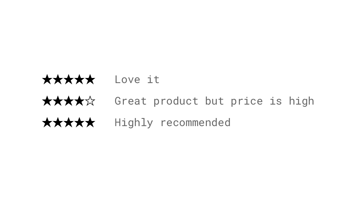 Social Proof Example: Reviews