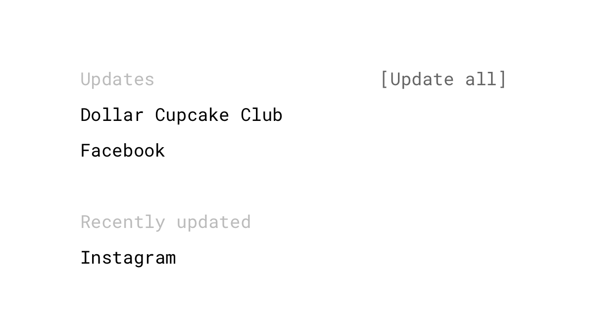 Triggers Example: Software updates