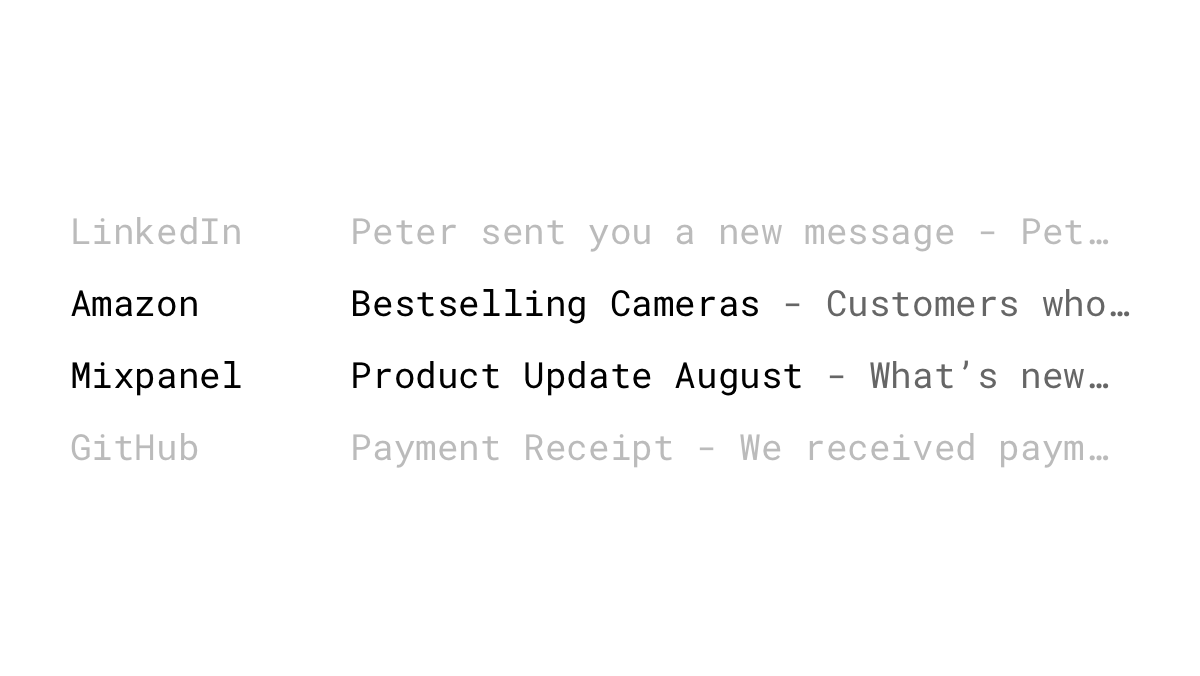 Triggers Example: Marketing emails